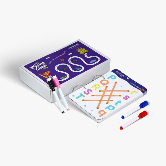 Mumma Mall - Reusable Tracing Book With 68 Pages + FREE Learning 2000+ pages PDF worksheet for kids📚
